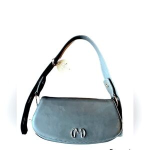 New Matmazel design fancy gray hand bag.